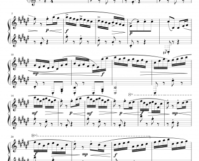一页曲9钢琴谱-24秒小曲-灵动无痕