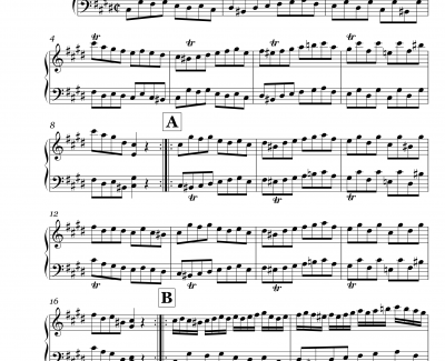 A Variation or Edute钢琴谱-Charm2