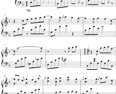 love me 钢琴谱-豪华版-Yiruma