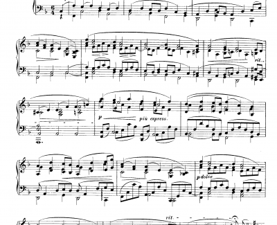 浪漫曲钢琴谱-Op.118  No.5勃拉姆斯
