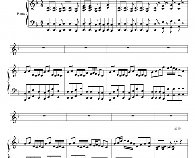 千本樱钢琴谱-小提琴钢琴