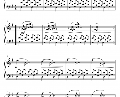 Comptine D\'un Autre Ete钢琴谱-L\'Apres Midi-Yann Tiersen 
