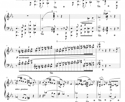 匈牙利狂想曲第9号钢琴谱-19首匈狂里篇幅最浩大、技巧最艰深的作品之一-李斯特