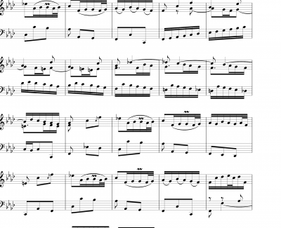 BWV823 No.1前奏曲钢琴谱-巴赫初级钢琴曲集最后一首-P.E.Bach