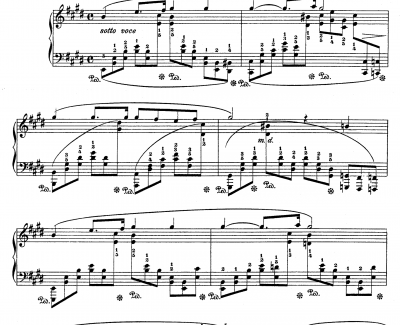 贝利尼主题变奏曲钢琴谱-肖邦-chopin