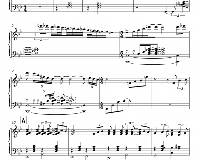 Capriccio grottesca钢琴谱-半璧
