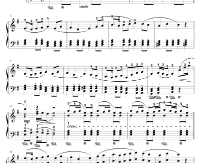 Ronfaure钢琴谱-Orchestra Version-FFXI -植松伸夫
