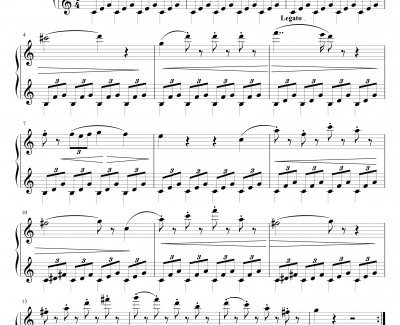 车尔尼849第二条钢琴谱-车尔尼Op.849 No.2-Czerny