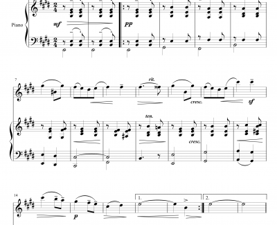 爱的致意钢琴谱-SALUT D'AMOUR-Edward Elgar