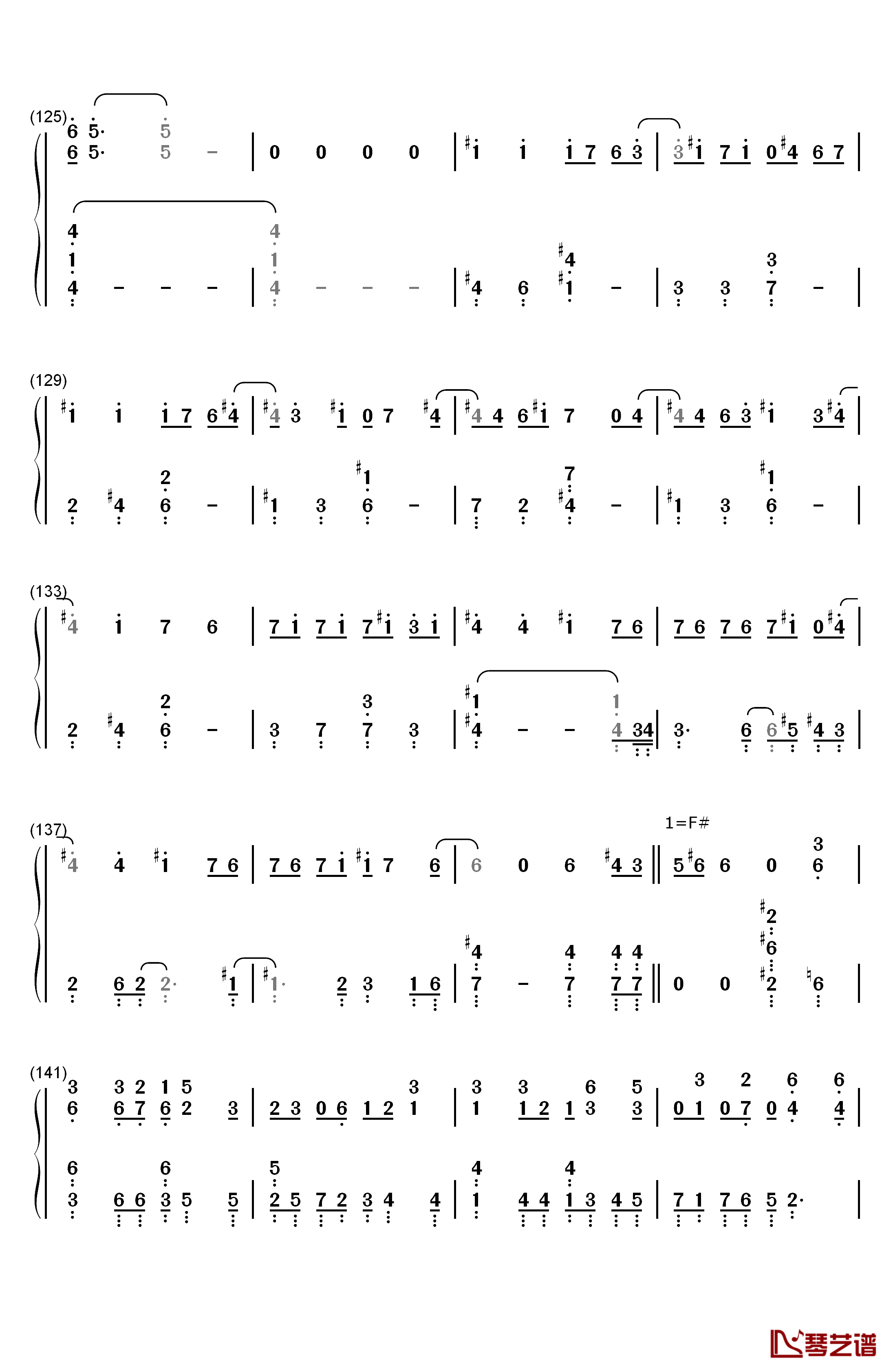 チルドレンレコード 钢琴简谱-数字双手-IA（じん）7