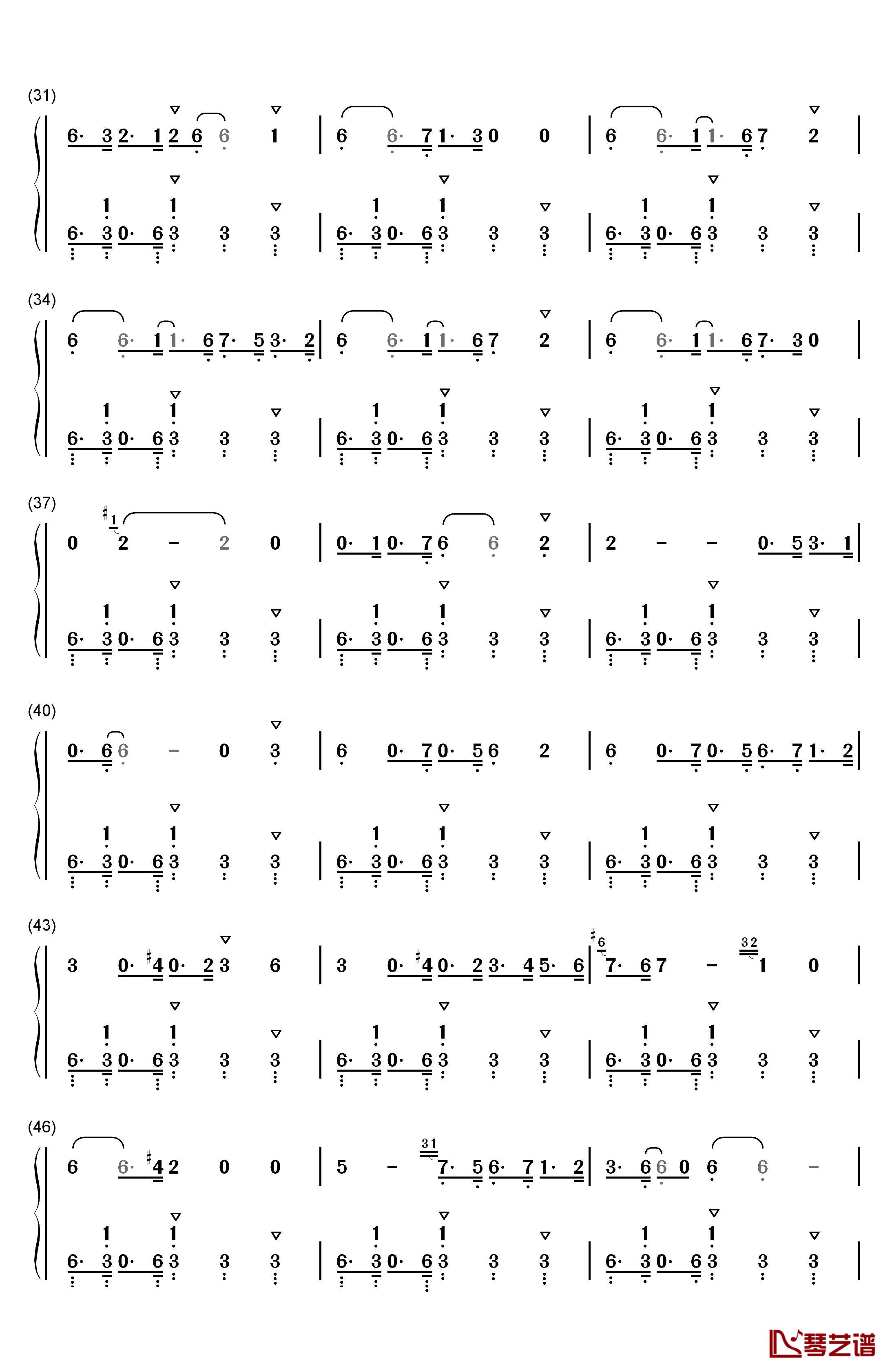 Take Five钢琴简谱-数字双手-Paul Desmond3