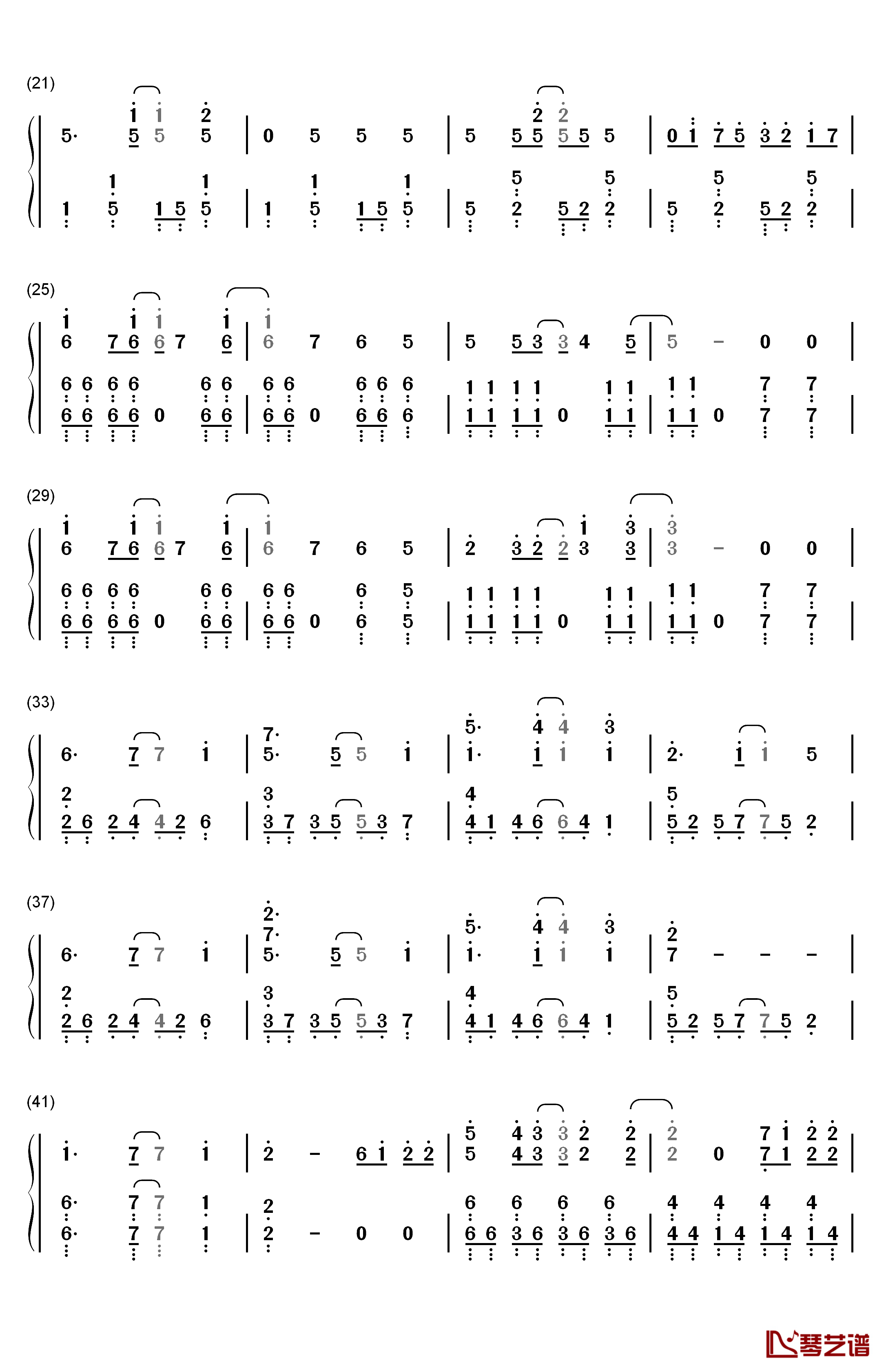 Valkyrie钢琴简谱-数字双手-和乐器乐队2