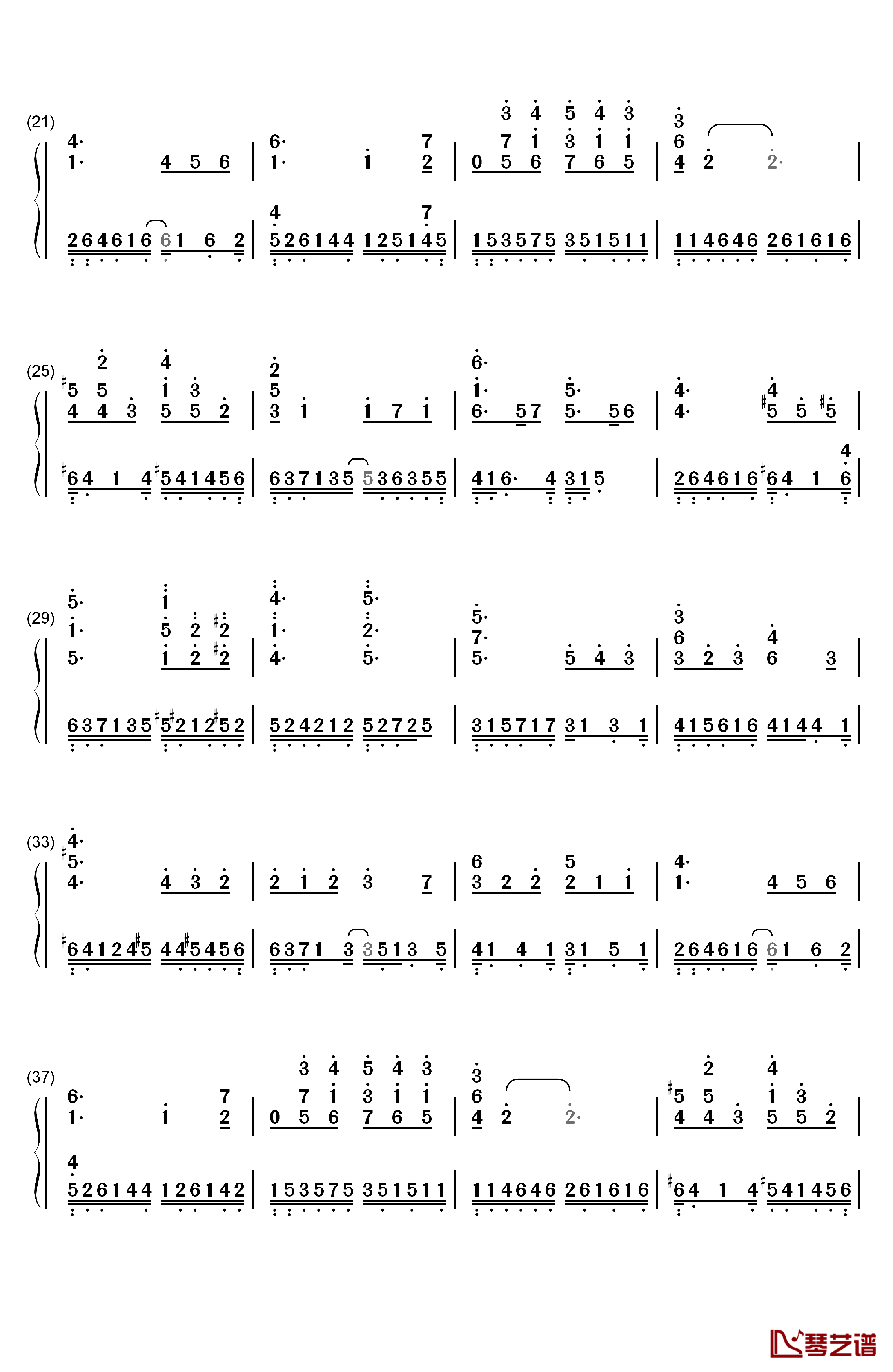 Small Steps碎步钢琴简谱-数字双手-Yiruma2