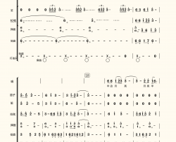 半边月亮（声乐+民乐队伴奏）简谱-演唱-竹林AXW8661制作曲谱