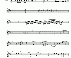 总谱《庆典序曲》四种乐器谱--2简谱