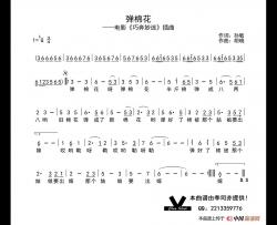 弹棉花（电影《巧奔妙逃》插曲）简谱-黄宏演唱-季司亦制作曲谱