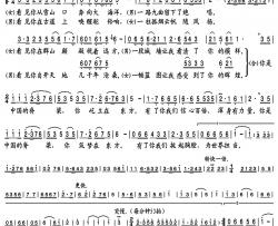 中国脊梁简谱-杜喆/窦晓璇演唱-小雨制谱