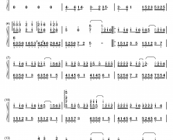 青花瓷(完美演奏版)钢琴简谱-数字双手-周杰伦