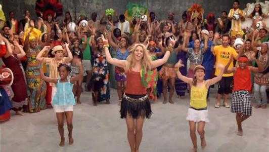 Waka Waka简谱  Shakira   这就是盛夏的味道，音乐和舞蹈，足球和青春9