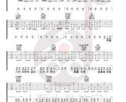 小闯《南方北方》吉他谱(C调)-Guitar Music Score