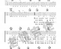 赵雷《南方姑娘》吉他谱(D调)-Guitar Music Score
