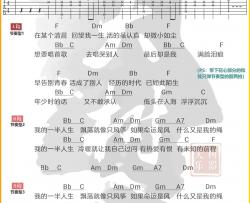 五月天《一半人生》吉他谱(F调)-Guitar Music Score