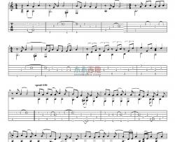 名曲《Classical Gas 指弹 》吉他谱-Guitar Music Score
