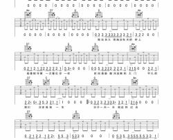 贰佰《狗日的青春》吉他谱-Guitar Music Score