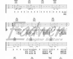常虹《下雪哈尔滨》吉他谱(C调)-Guitar Music Score