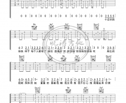 十点半的地铁吉他谱-D调弹唱谱-刘锦泽-六线谱高清版