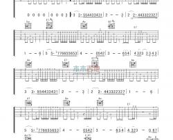 名曲《秋日私语 指弹 》吉他谱-Guitar Music Score
