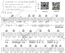 杨洋《微微一笑很倾城》吉他谱-Guitar Music Score