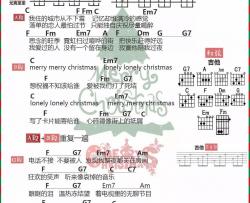 Lonely Christmas_吉他谱_陈奕迅