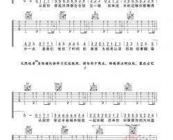 王靖雯不胖《善变》吉他谱(D调)-Guitar Music Score