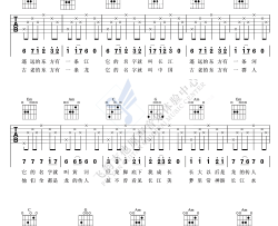 龙的传人吉他谱-C调简单版-王力宏-高清弹唱谱