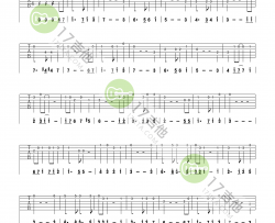 名曲《天空之城 简单版  指弹 》吉他谱-Guitar Music Score