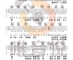 说谎吉他谱-林宥嘉-《说谎》G调简单版弹唱六线谱-高清图片谱