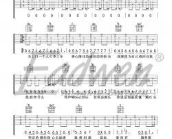 比莉《Dear John》吉他谱(F调)-Guitar Music Score