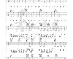许嵩《乌鸦》吉他谱(C调)-Guitar Music Score