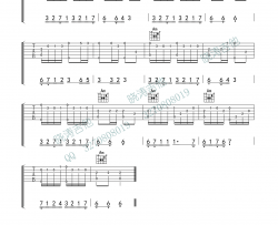 名曲《青春舞曲 指弹 》吉他谱-Guitar Music Score