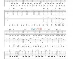 高旗&超载《陈胜吴广  不插电版 》吉他谱--Guitar Music Score
