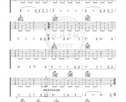 邓丽君《月亮代表我的心》吉他谱(C调)-Guitar Music Score