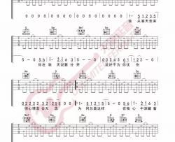 刘若英《为爱痴狂》吉他谱(G调)-Guitar Music Score