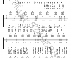 龙的传人吉他谱-G调扫弦版-王力宏/张明敏-图片谱