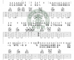 南山南吉他谱-马頔-G调标准版-吉他弹唱教学视频