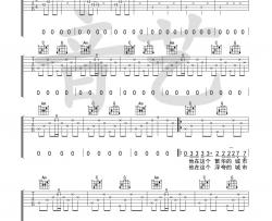 一三《城市》吉他谱-Guitar Music Score