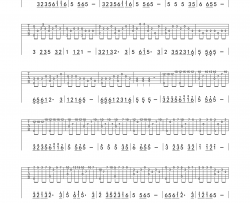 名曲《茉莉花 指弹 》吉他谱-Guitar Music Score