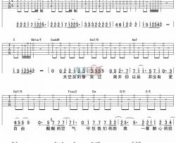 周杰伦《退后》吉他谱-Guitar Music Score