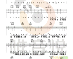 周杰伦《说好不哭 简单版 》吉他谱(G调)-Guitar Music Score