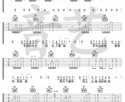 马良《北岸》吉他谱(G调)-Guitar Music Score